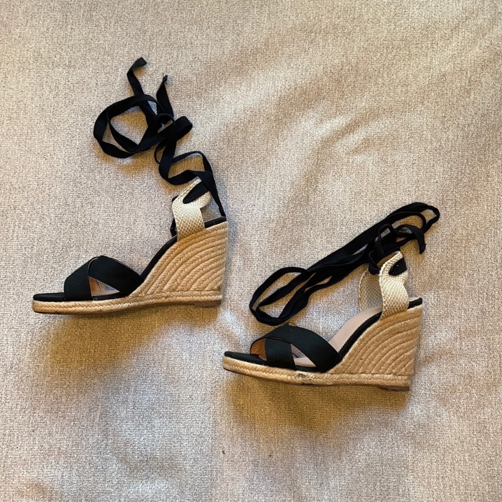 Heeled espadrilles